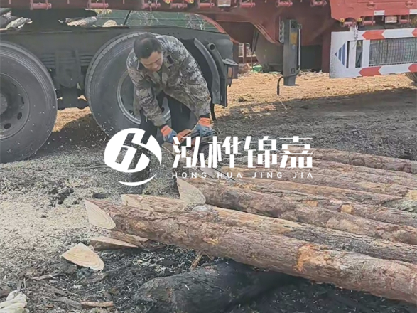 松木圓木價格大概多少一方-松木樁廠家按方可以賣嗎？