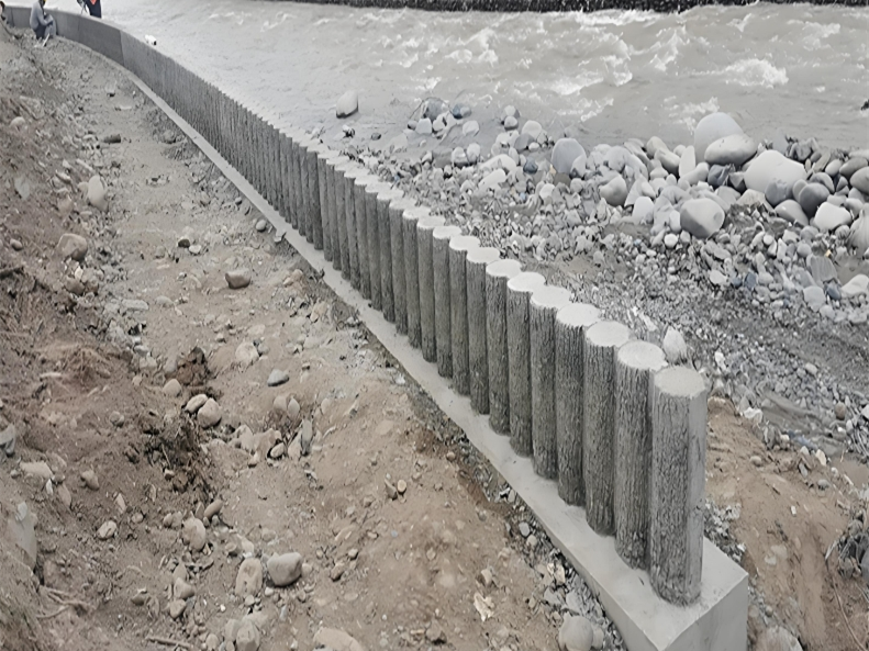 水泥仿木樁施工隊(duì)泓樺錦嘉 - 水泥圓樁適合用于哪些工程？